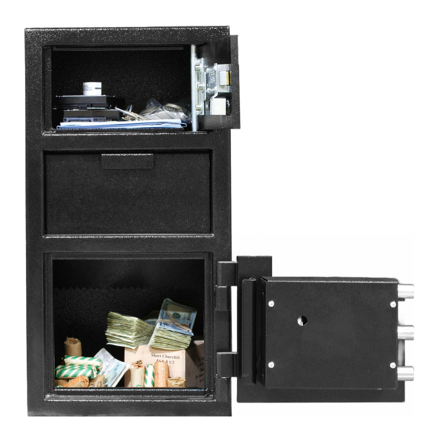 Front Load Hopper Depository Safe (Convenience Locker) (27x14x14)