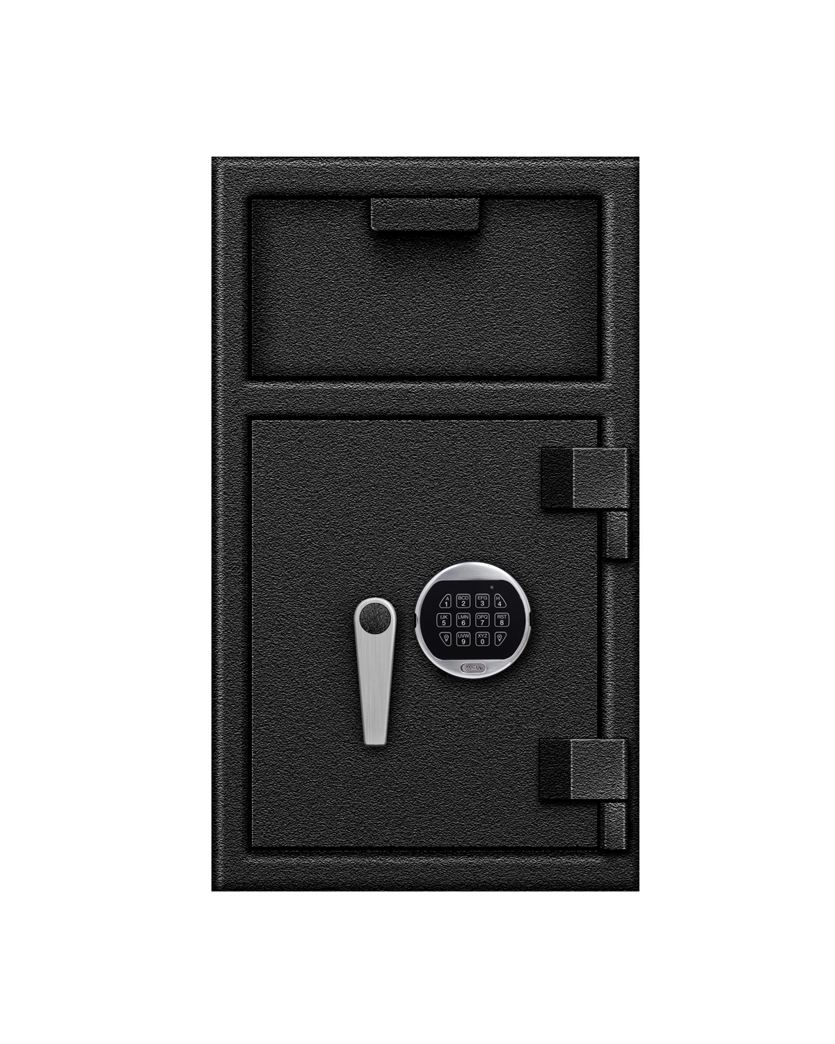 Front Load Hopper Depository Safe 24 x 14 x 14 - LA GARD Basic Electronic Lock