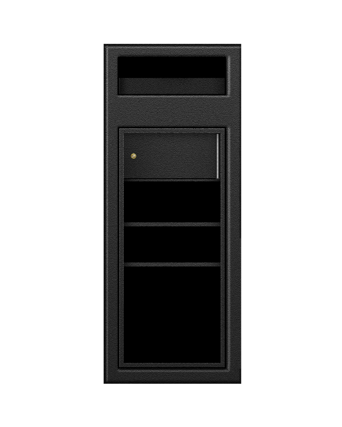 Front Load Hopper Depository Safe w/ Bolted Manager Compartment - 50 x 20 x 20