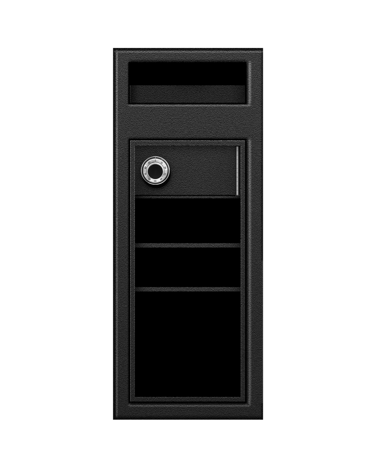 Front Load Hopper Depository Safe w/ Bolted Manager Compartment - 50 x 20 x 20