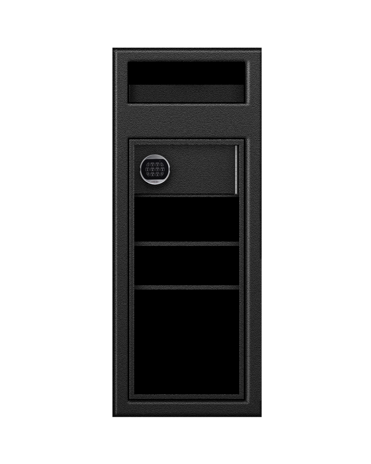 Front Load Hopper Depository Safe w/ Bolted Manager Compartment - 50 x 20 x 20