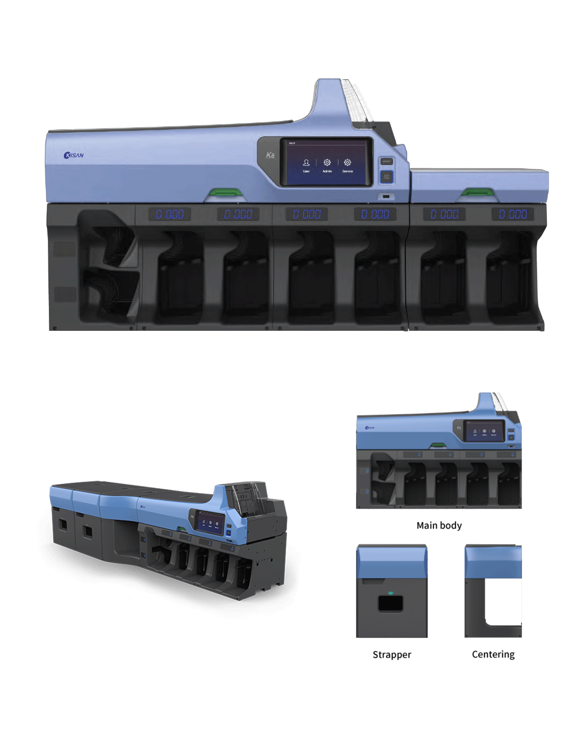 Kisan K6 (4+2) POCKET FITNESS SORTER - Image 3