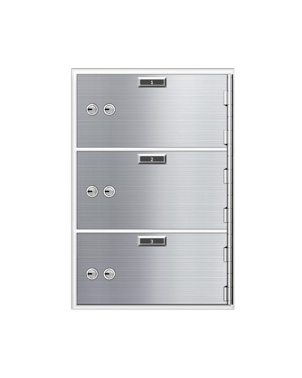 SDXN Series Safe Deposit Box - 3 Door 5"x10"