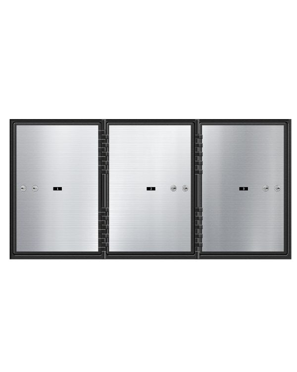 SS Series Safe Deposit Box - 3 Door 15"x10"