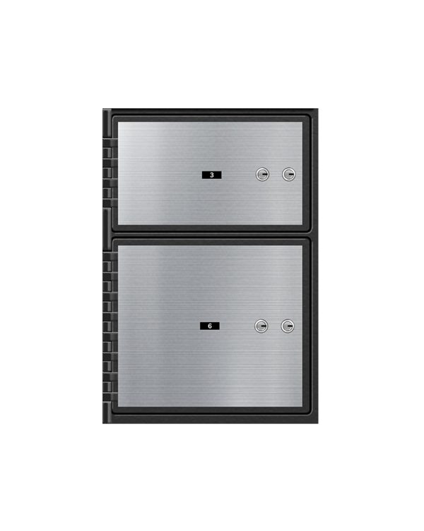 ST Series Safe Deposit Box - 2 Door (1ct.) 5″x10″ (1ct.) 10″x10″