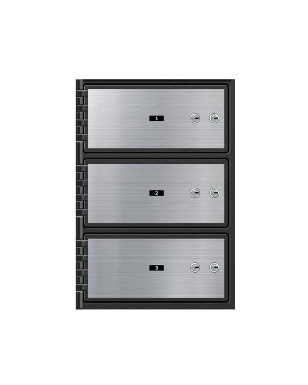 ST Series Safe Deposit Box - 3 Door 5"x10"
