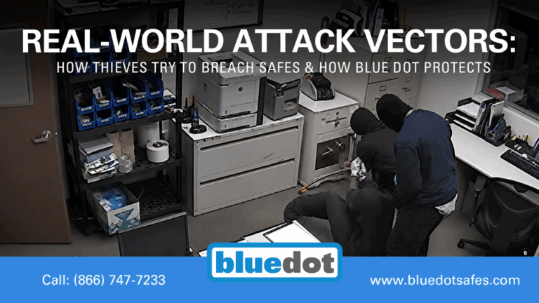 Real-World Attack Vectors: How Thieves Try to Breach Safes & How Blue Dot Protects